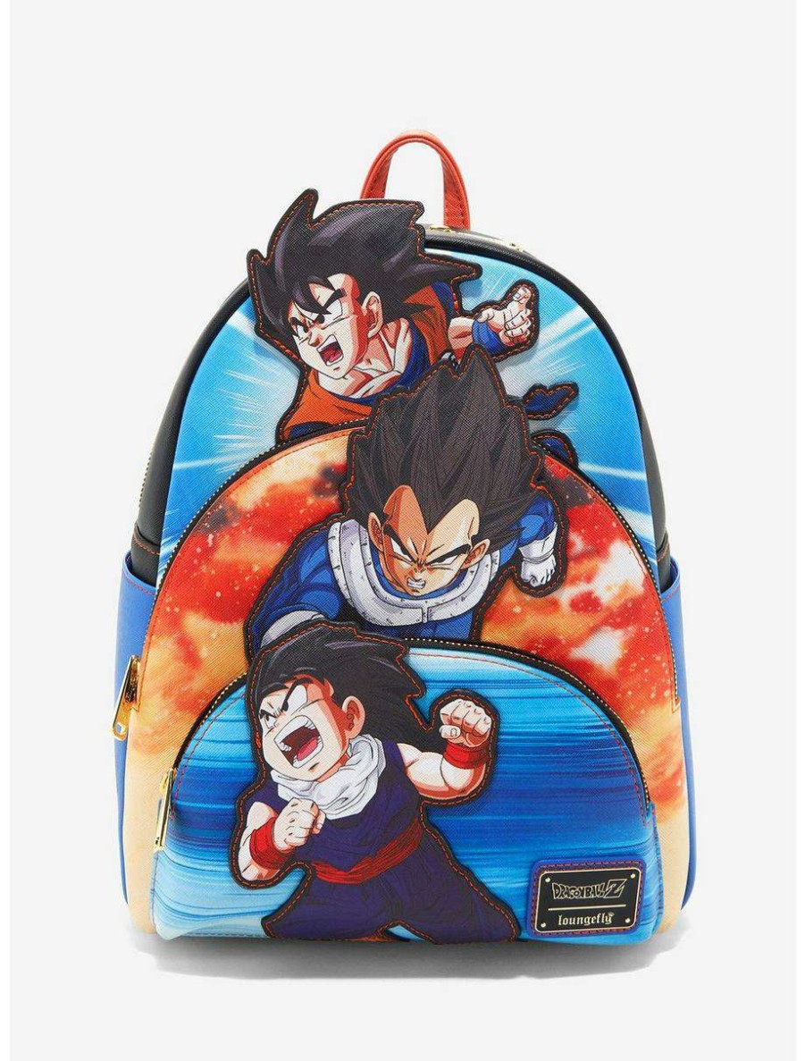 Mini Backpacks * | Boxlunch Loungefly Dragon Ball Z Trio Portrait Mini Backpack