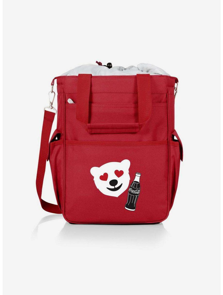 Lunchboxes * | Boxlunch Coke Coca-Cola Emoji Activo Cooler