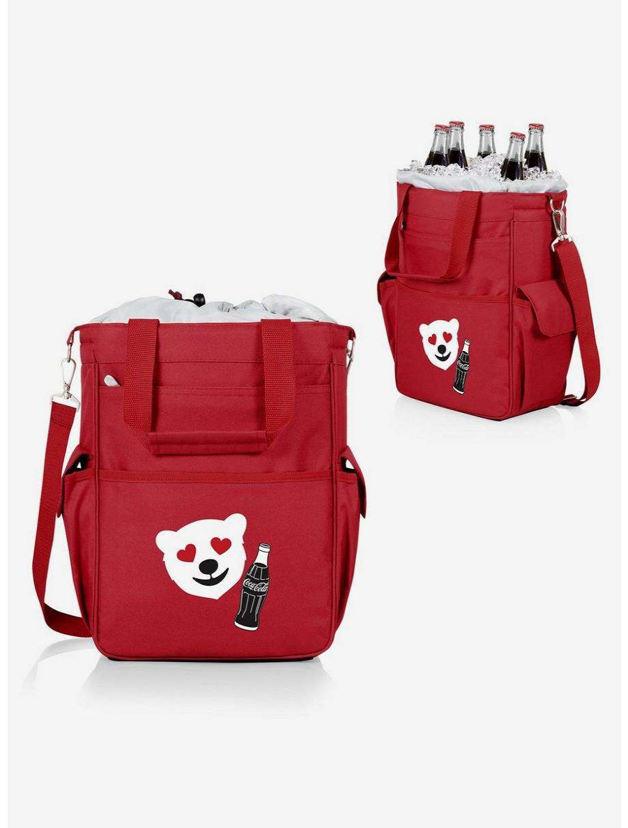 Lunchboxes * | Boxlunch Coke Coca-Cola Emoji Activo Cooler