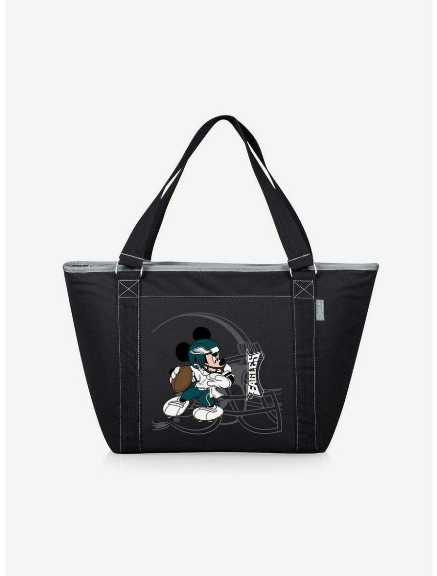 Lunchboxes * | Boxlunch Disney Mickey Mouse Nfl Philadelphia Eagles Tote Cooler Bag