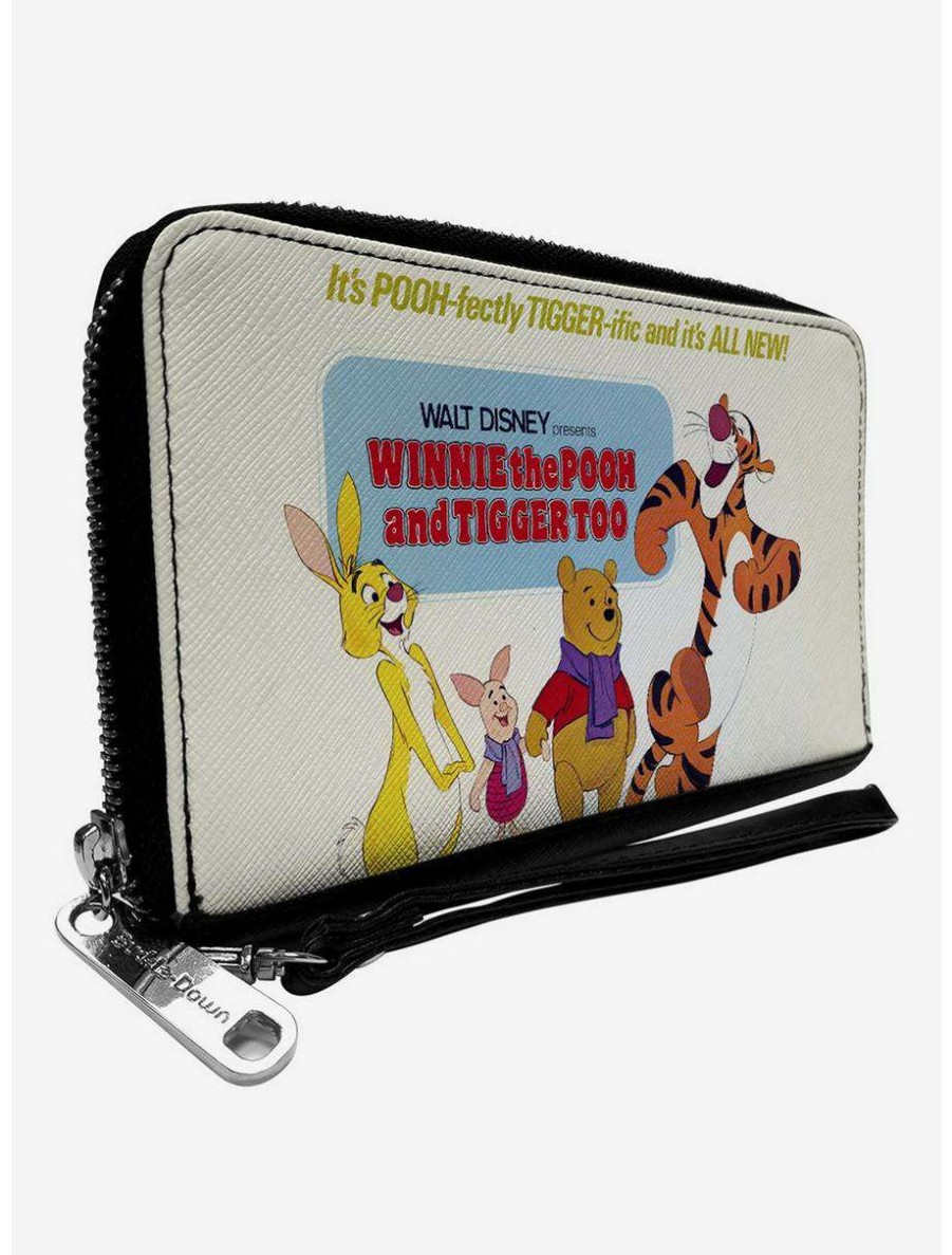 Wallets * | Boxlunch Disney Winnie The Pooh And Tigger Title Pose Zip Around Wallet