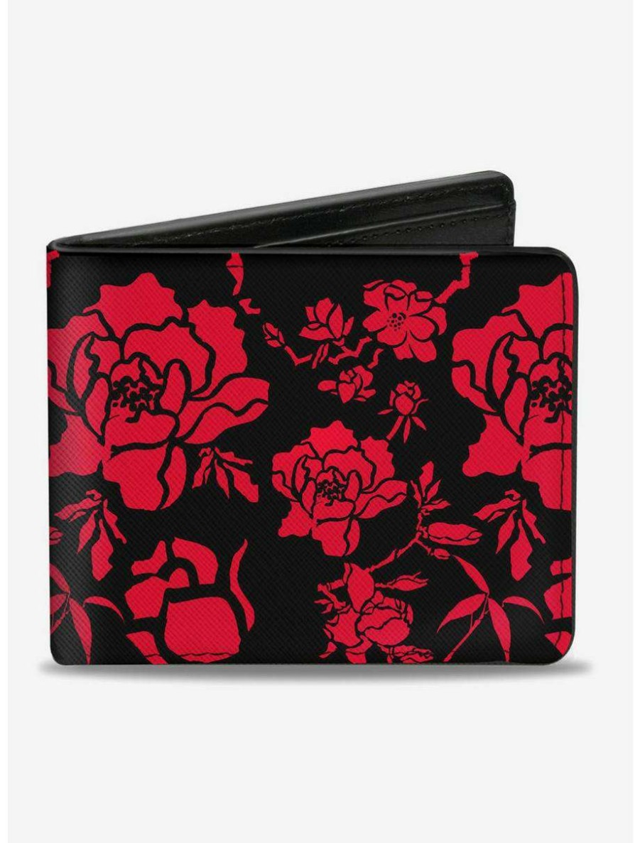 Wallets * | Boxlunch Disney Mulan Dragon And Flowers Bifold Wallet