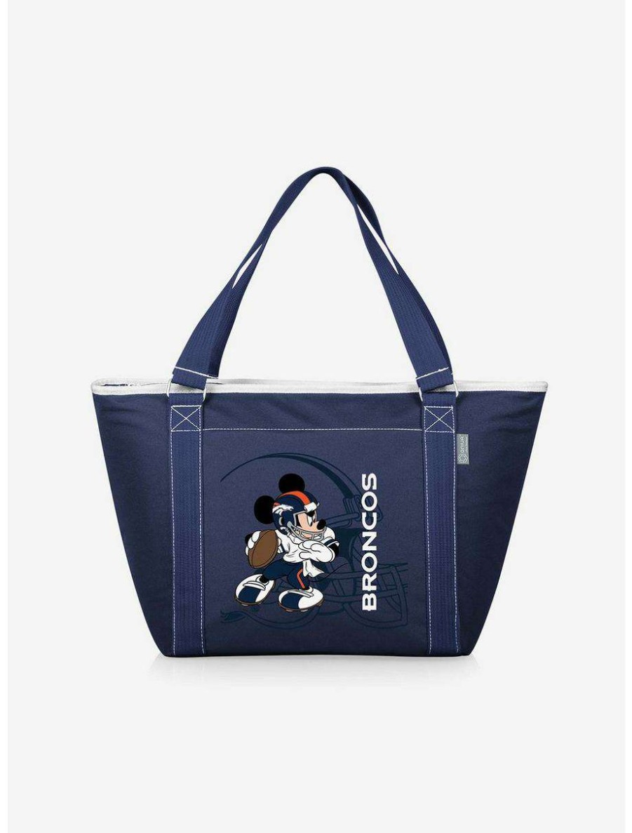 Lunchboxes * | Boxlunch Disney Mickey Mouse Nfl Denver Broncos Tote Cooler Bag