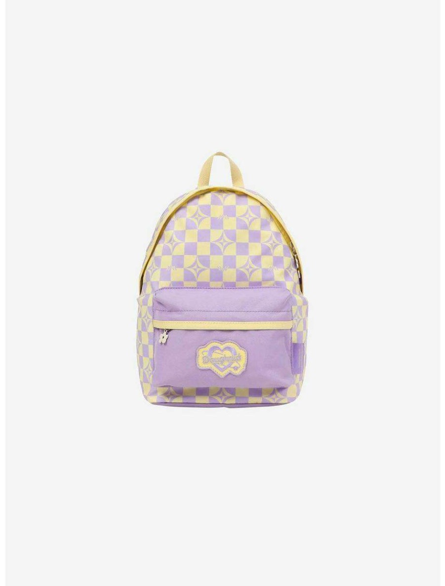 Mini Backpacks * | Boxlunch Doughnut Plus One Mini Kaleido Buttery Checkered Mini Backpack