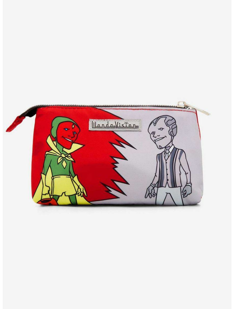 Cosmetic Bags * | Marvel Wandavision Retro Vision & Wanda Pencil Case Boxlunch Exclusive