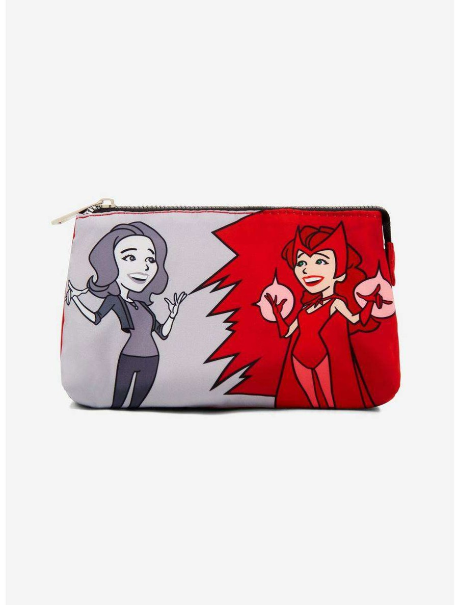 Cosmetic Bags * | Marvel Wandavision Retro Vision & Wanda Pencil Case Boxlunch Exclusive