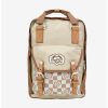 Backpacks * | Boxlunch Doughnut Macaroon Kaleido Mushroom Checkered Backpack