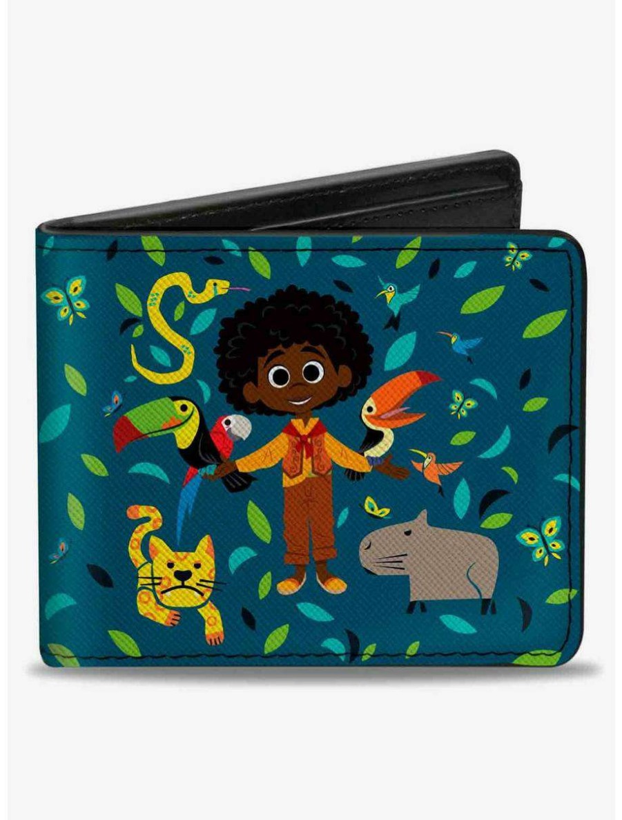 Wallets * | Boxlunch Disney Encanto Antonio And Animals Pose Bifold Wallet