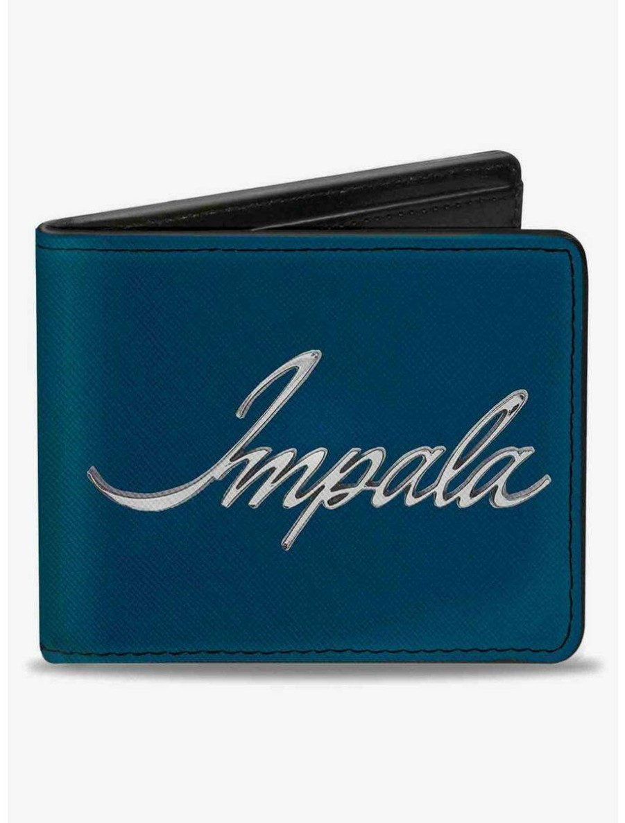 Wallets * | Boxlunch Impala Script Emblem Bifold Wallet