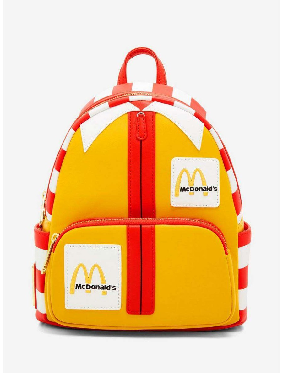 Mini Backpacks * | Boxlunch Loungefly Mcdonald'S Ronald Mcdonald Outfit Mini Backpack