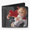 Wallets * | Boxlunch Dc Comics Power Girl Up Up Away Issue 27 Cover Pose Buildings Bifold Wallet