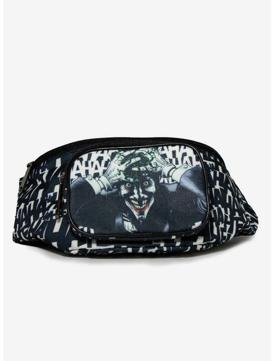 Fanny Packs * | Boxlunch Dc Comics The Joker Canvas Fanny Pack