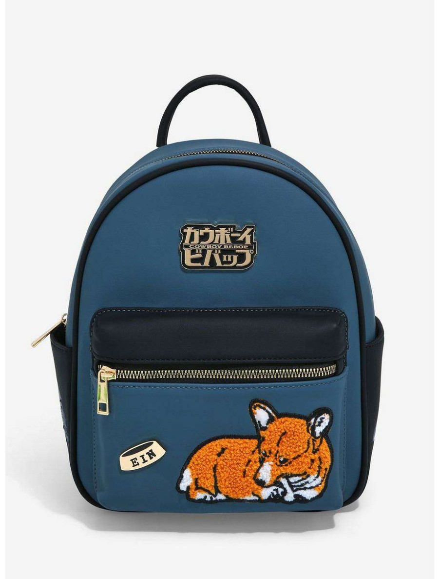 Mini Backpacks * | Cowboy Bebop Ein Chenille Mini Backpack Boxlunch Exclusive