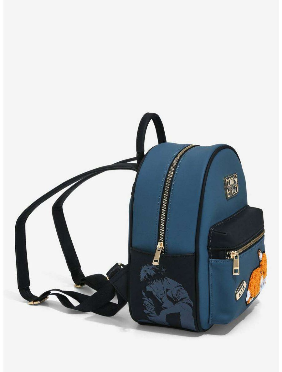 Mini Backpacks * | Cowboy Bebop Ein Chenille Mini Backpack Boxlunch Exclusive