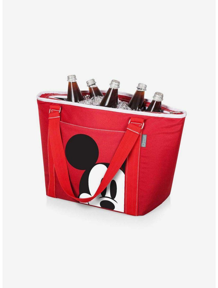 Lunchboxes * | Boxlunch Disney Mickey Mouse Red Cooler Tote