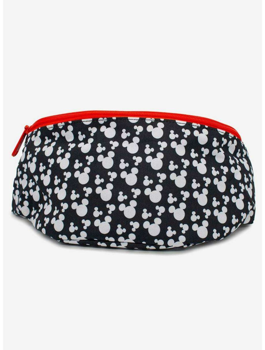 Fanny Packs * | Boxlunch Disney Mickey Mouse Scatter Print Fanny Pack