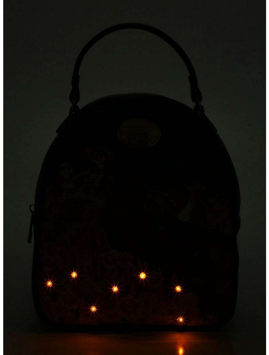 Mini Backpacks * | Our Universe Disney Pixar Coco Cemetery Light-Up Mini Backpack Boxlunch Exclusive