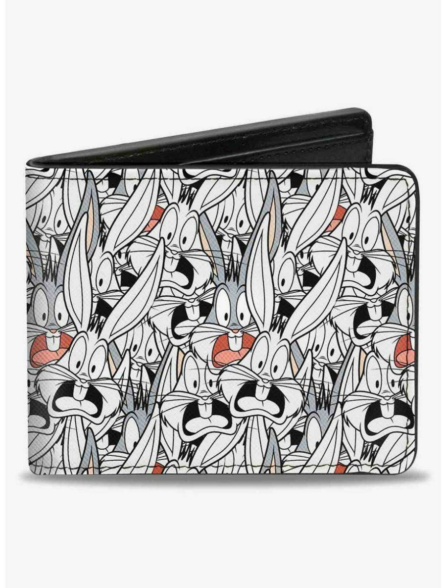 Wallets * | Boxlunch Looney Tunes Bugs Bunny Expressions Stacked Bifold Wallet