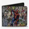 Wallets * | Boxlunch Marvel Spider-Man Beyond Amazing Character Collage Bifold Wallet