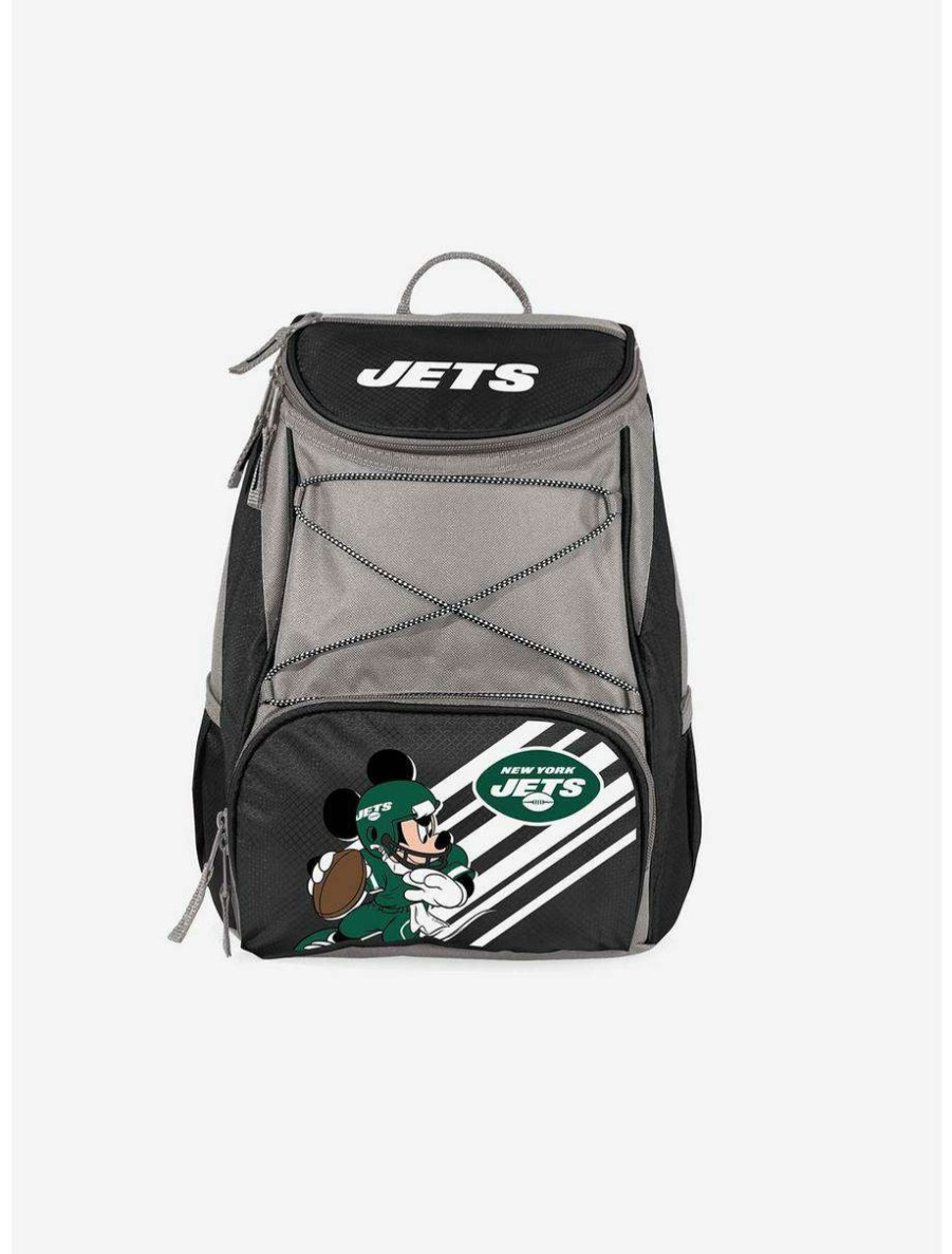 Backpacks * | Boxlunch Disney Mickey Mouse Nfl New York Jets Cooler Backpack