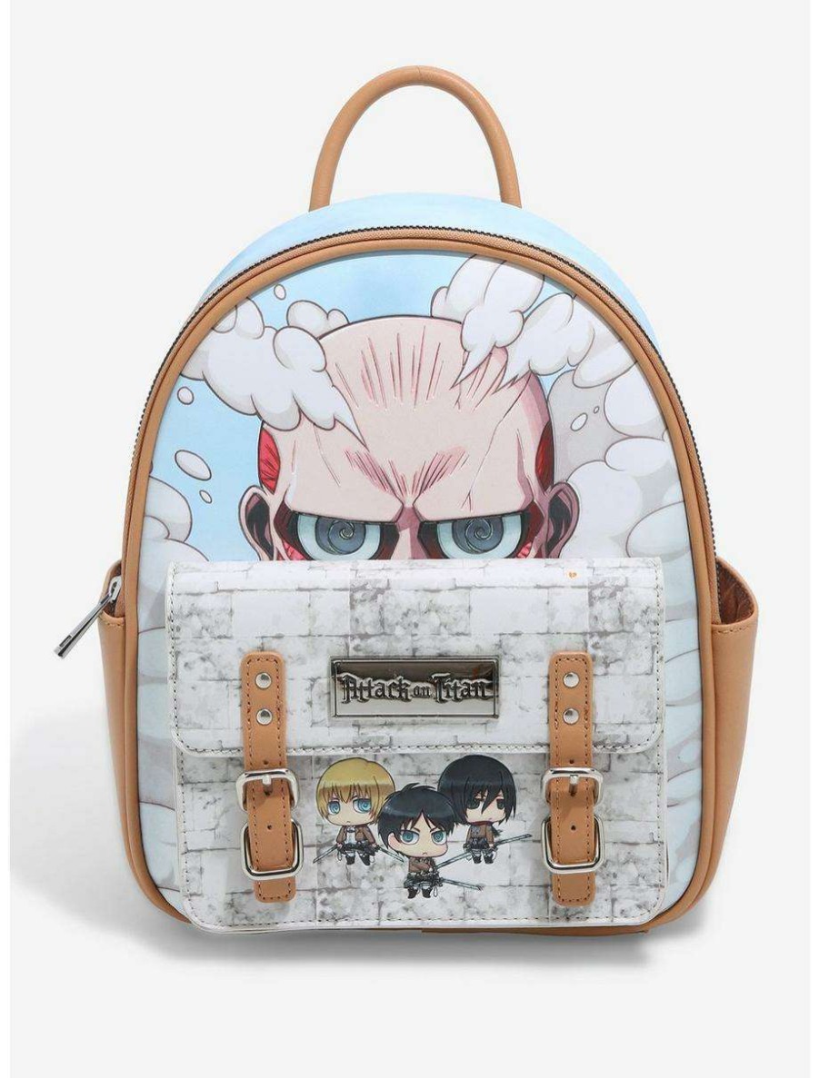 Mini Backpacks * | Attack On Titan Chibi Colossal Titan Mini Backpack Boxlunch Exclusive