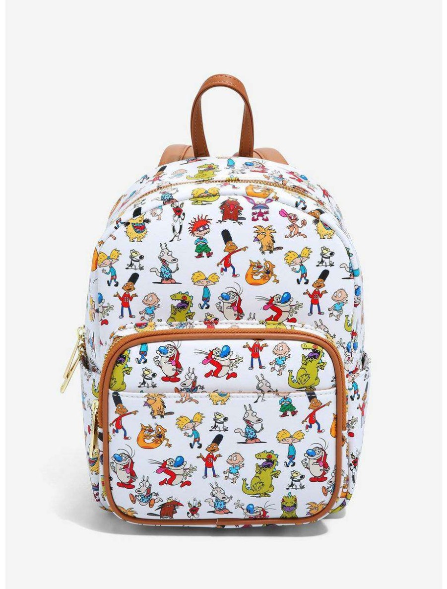 Mini Backpacks * | Nickelodeon Classic Characters Allover Print Mini Backpack Boxlunch Exclusive