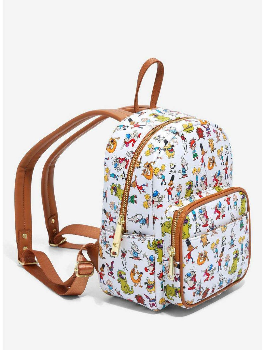 Mini Backpacks * | Nickelodeon Classic Characters Allover Print Mini Backpack Boxlunch Exclusive