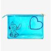 Cosmetic Bags * | Boxlunch Disney Lilo & Stitch Heart Frame Pencil Case