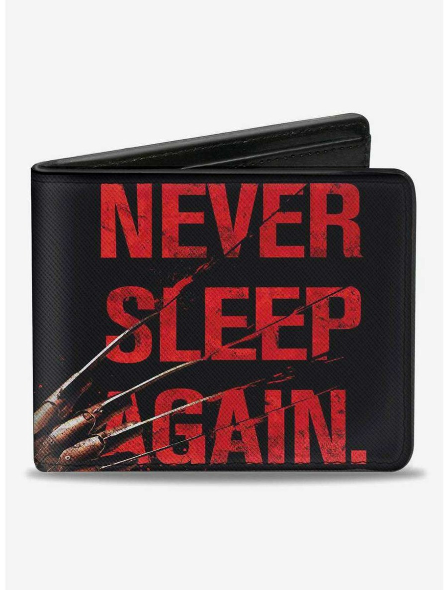 Wallets * | Boxlunch A Nightmare On Elm St Never Sleep Bifold Wallet