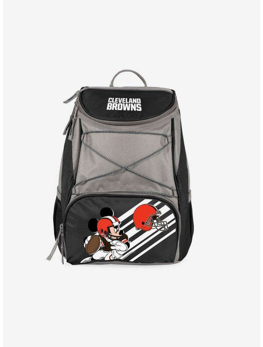 Backpacks * | Boxlunch Disney Mickey Mouse Nfl Cleveland Browns Cooler Backpack