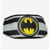 Fanny Packs * | Boxlunch Dc Comics Batman Signal Canvas Fanny Pack