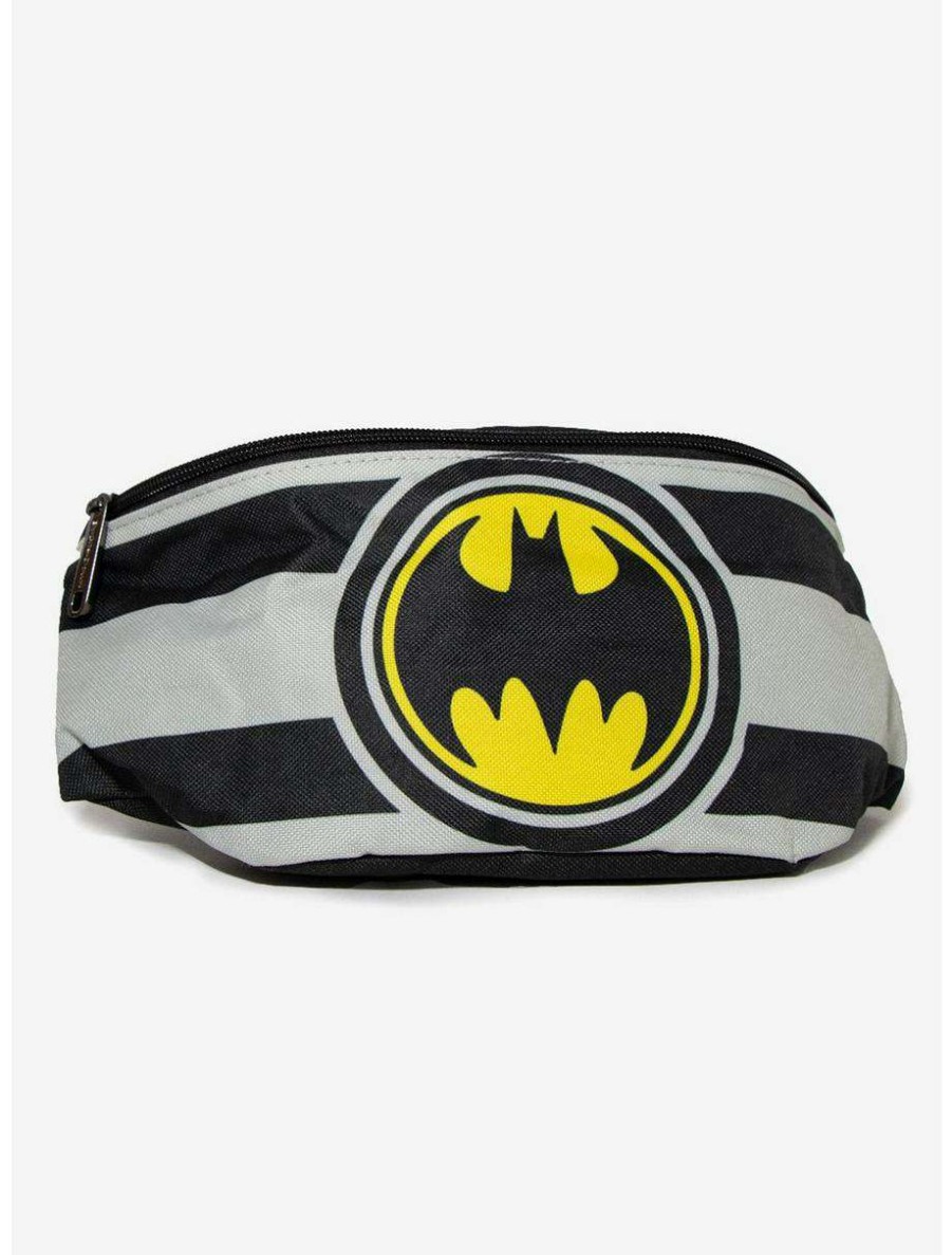 Fanny Packs * | Boxlunch Dc Comics Batman Signal Canvas Fanny Pack