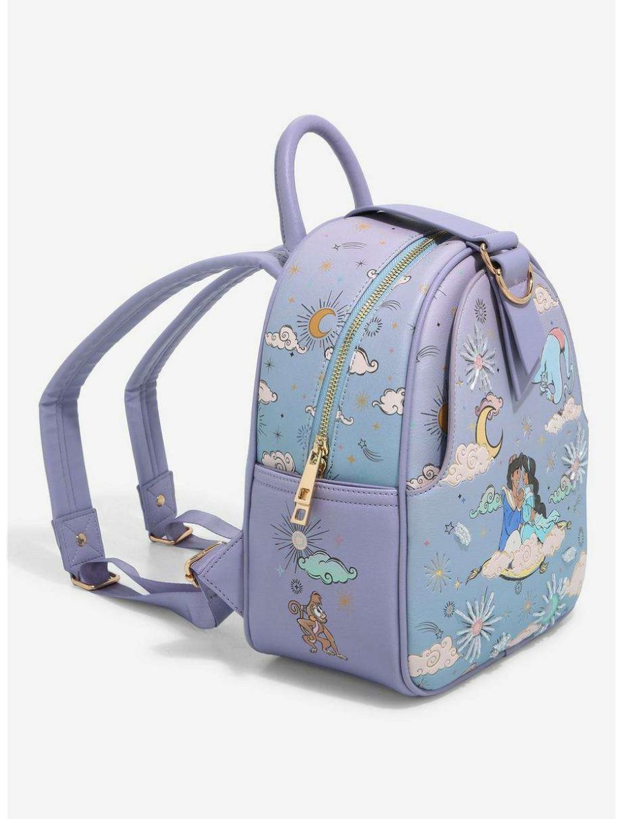 Backpacks * | Our Universe Disney Aladdin Characters In The Sky Mini Backpack Boxlunch Exclusive