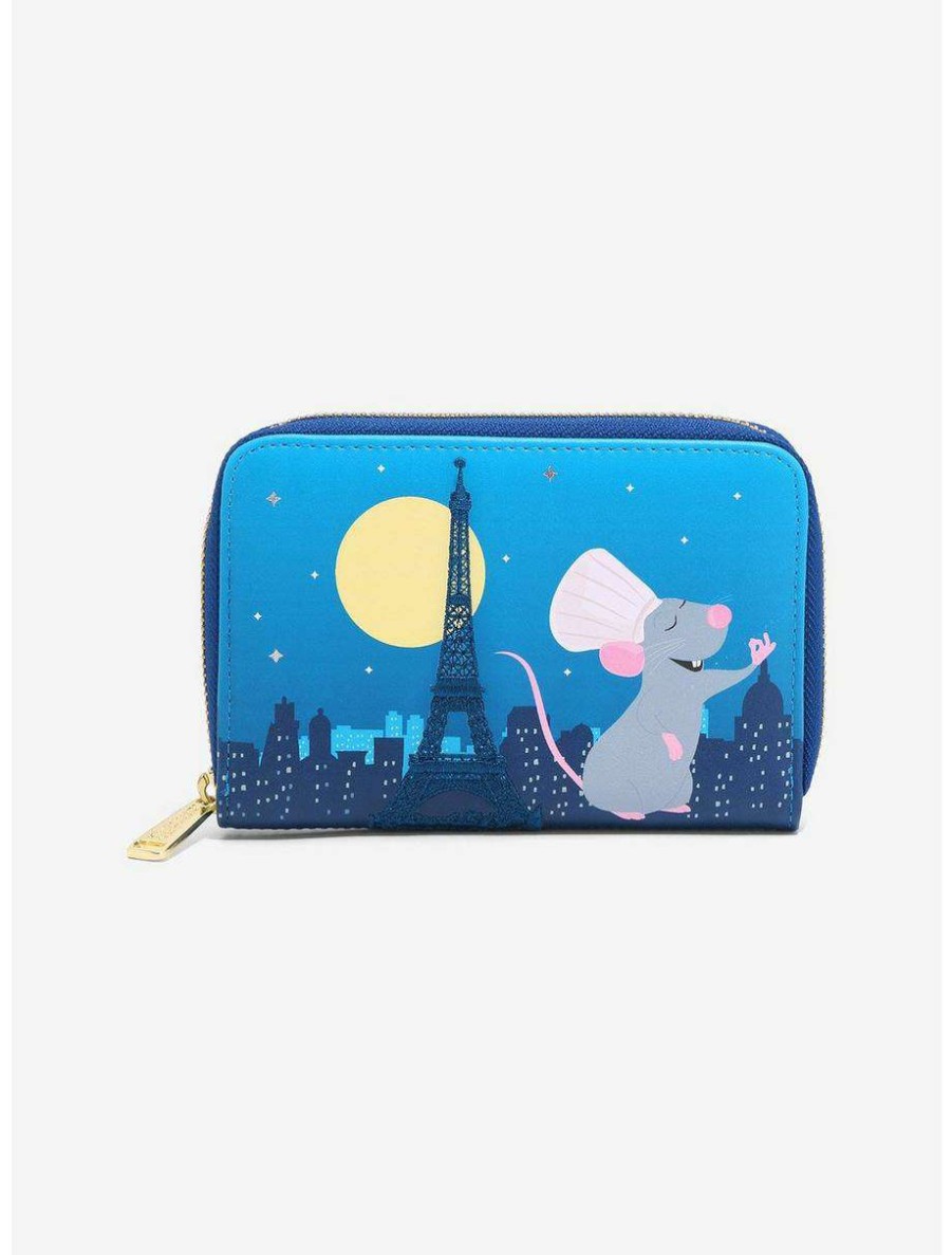 Wallets * | Loungefly Disney Pixar Ratatouille Remy In Chef Hat Small Zip Wallet Boxlunch Exclusive