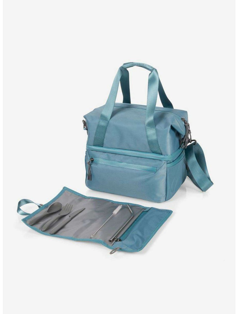 Lunchboxes * | Boxlunch Tarana Aurora Blue Insulated Lunch Bag