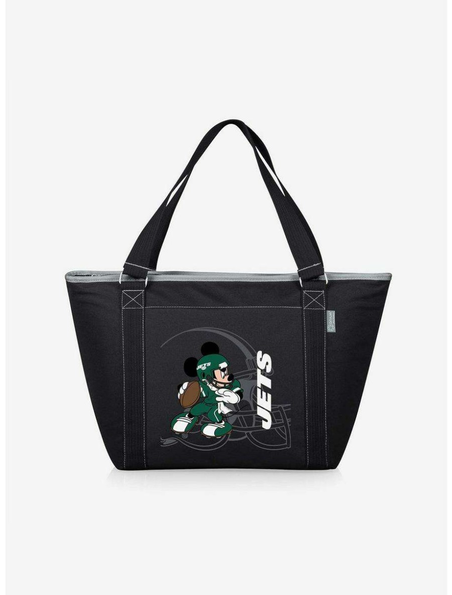 Lunchboxes * | Boxlunch Disney Mickey Mouse Nfl New York Jets Tote Cooler Bag