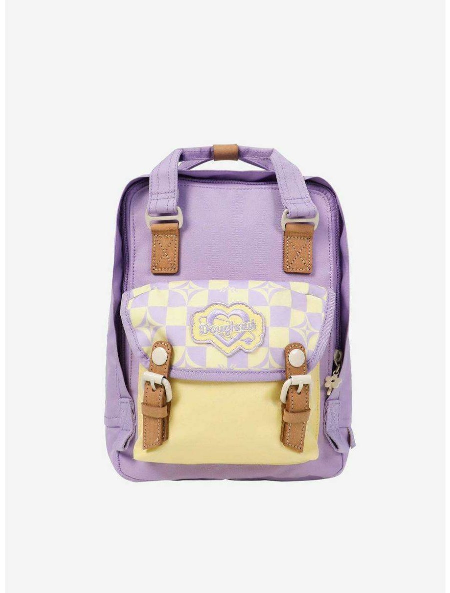 Mini Backpacks * | Boxlunch Doughnut Macaroon Mini Kaleido Buttery Checkered Mini Backpack