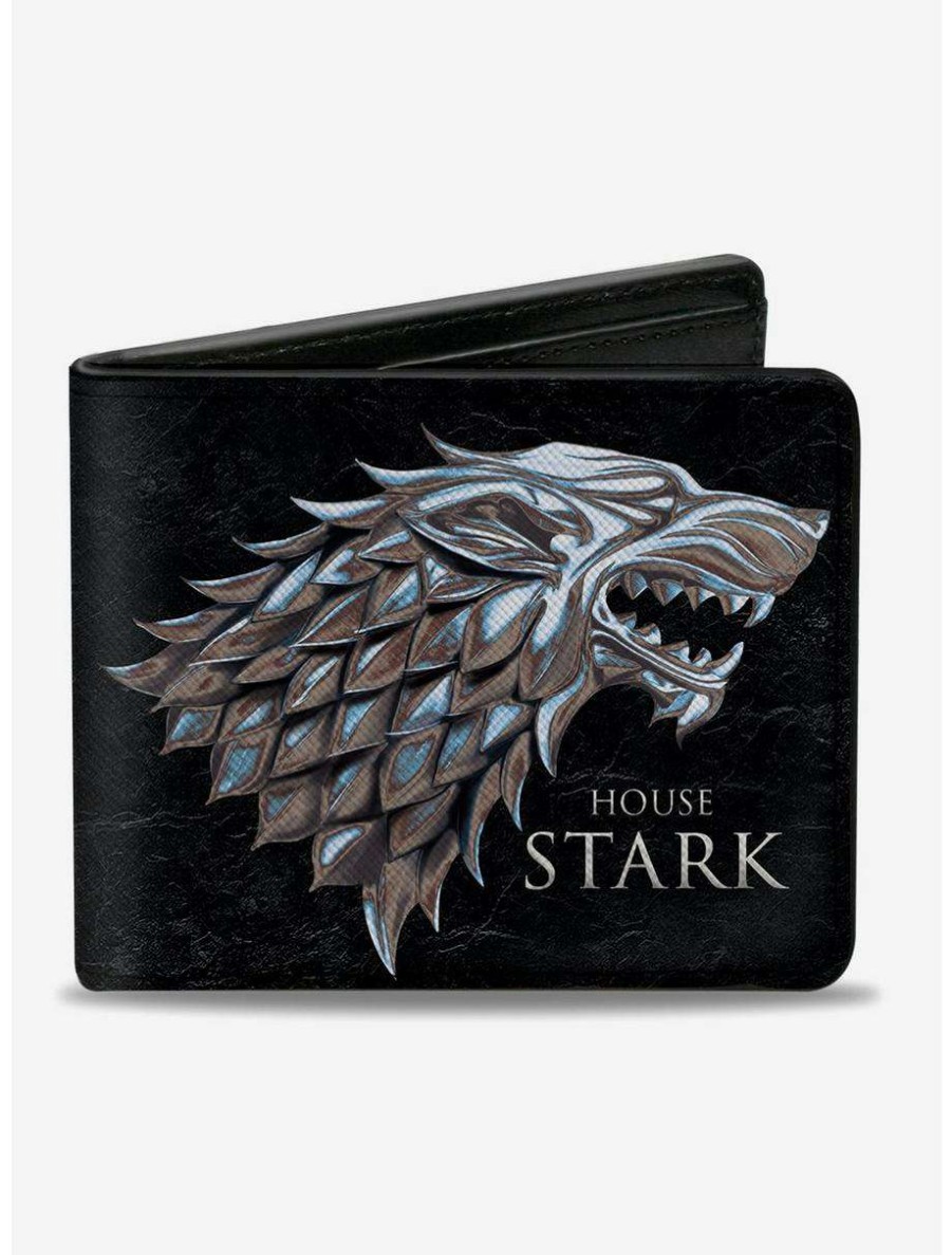 Wallets * | Boxlunch Game Of Thrones House Stark Sigil Bifold Wallet