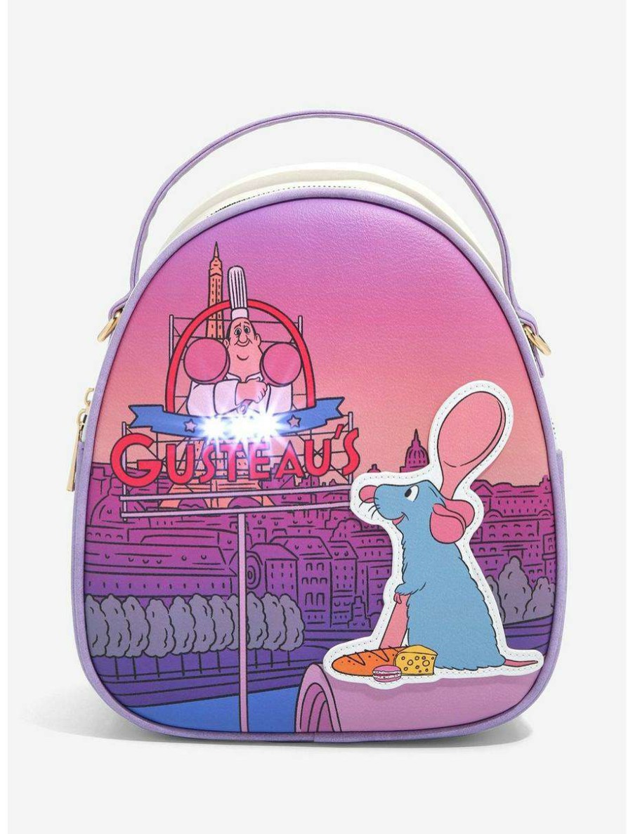 Mini Backpacks * | Disney Pixar Ratatouille Paris Scenic Light-Up Convertible Mini Backpack Boxlunch Exclusive