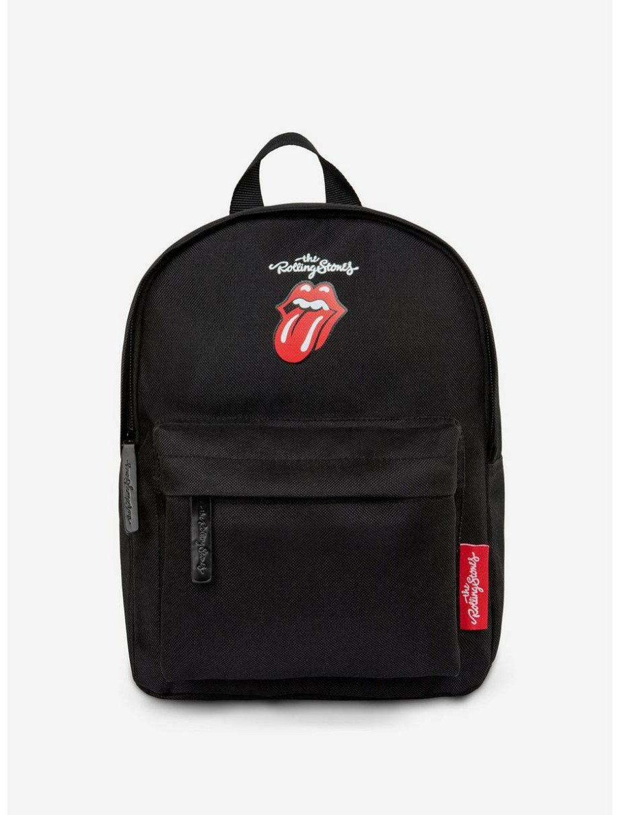 Backpacks * | Boxlunch Bugatti Rolling Stones The Core Mini Backpack Black