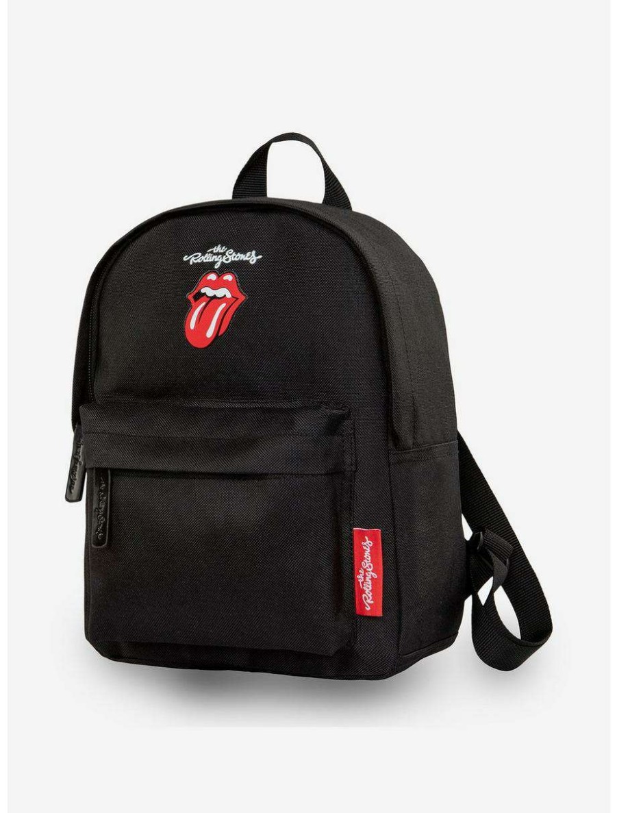 Backpacks * | Boxlunch Bugatti Rolling Stones The Core Mini Backpack Black