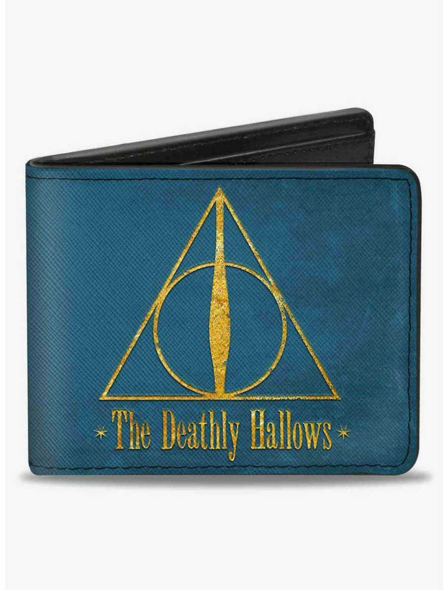 Wallets * | Boxlunch Harry Potter The Deathly Hallows Symbol Bifold Wallet