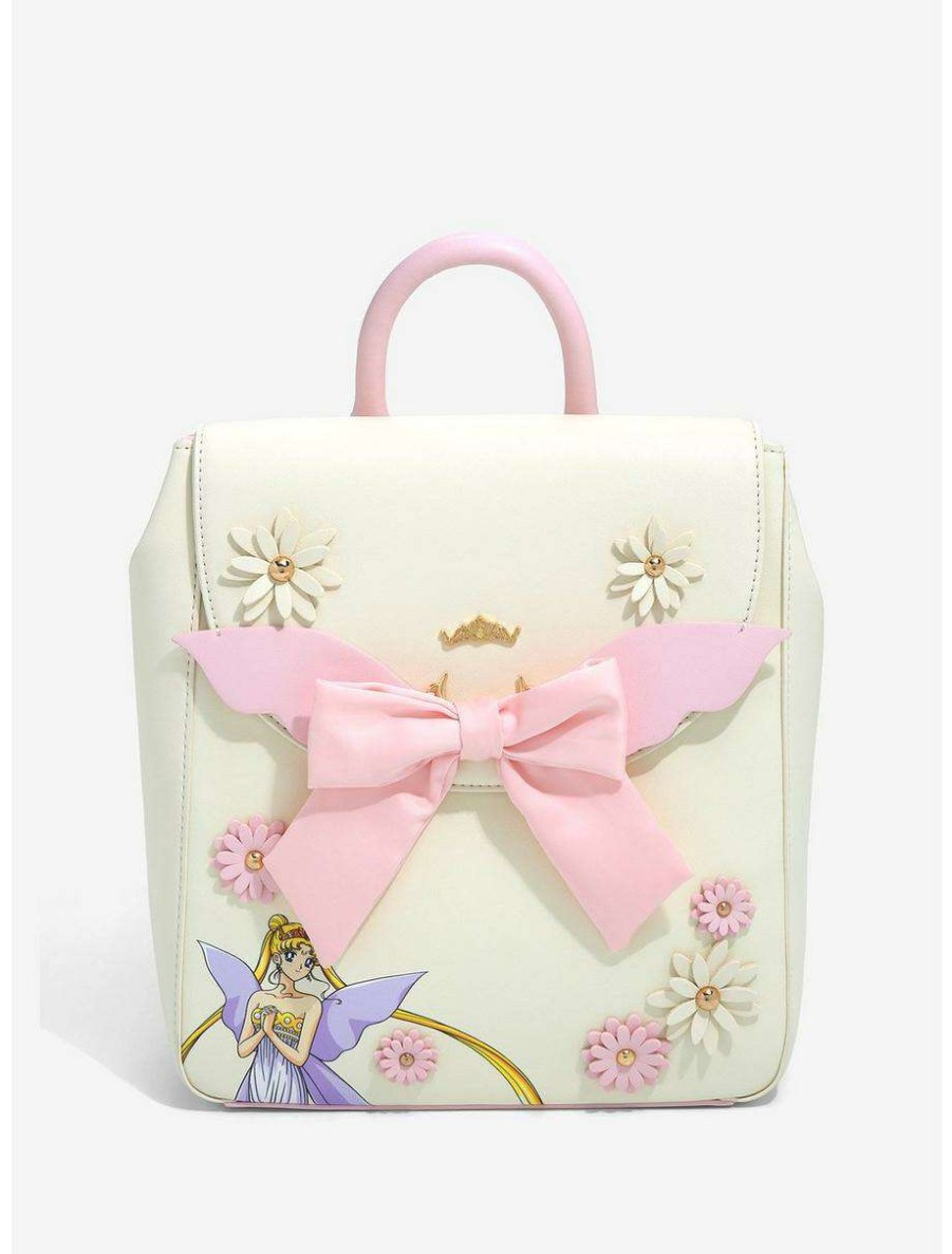 Mini Backpacks * | Pretty Guardian Sailor Moon Neo Queen Serenity Ribbon Floral Rucksack Boxlunch Exclusive