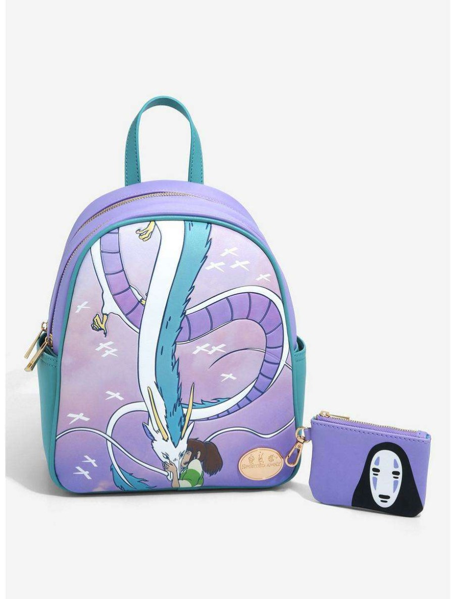 Mini Backpacks * | Our Universe Studio Ghibli Spirited Away Haku Dragon Form Mini Backpack Boxlunch Exclusive