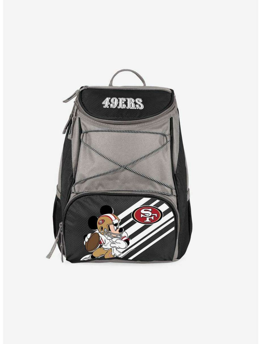 Backpacks * | Boxlunch Disney Mickey Mouse Nfl San Francisco 49Ers Cooler Backpack