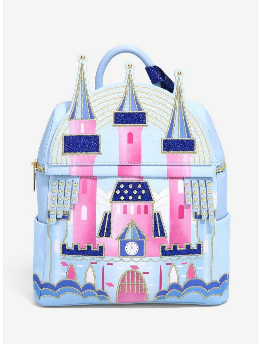 Mini Backpacks * | Boxlunch Danielle Nicole Disney Sleeping Beauty Castle Mini Backpack