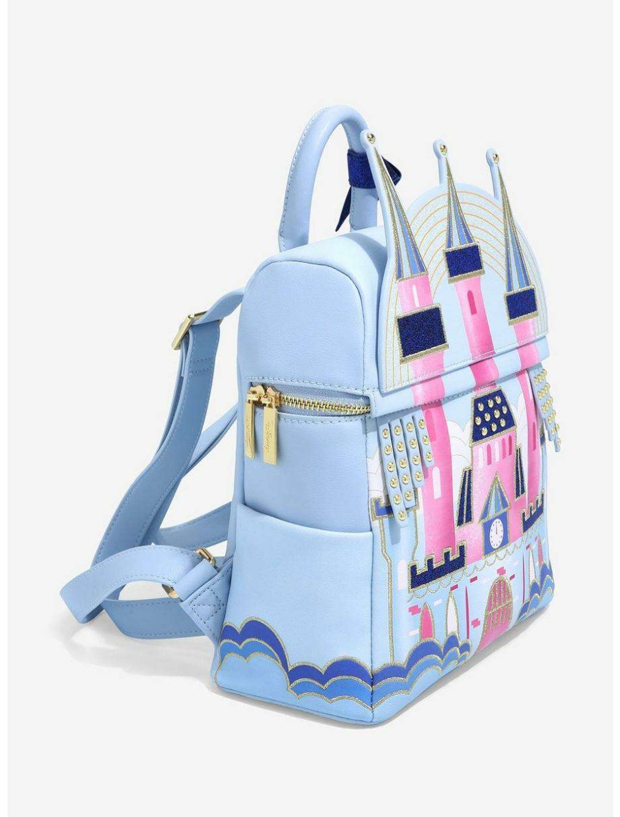 Mini Backpacks * | Boxlunch Danielle Nicole Disney Sleeping Beauty Castle Mini Backpack