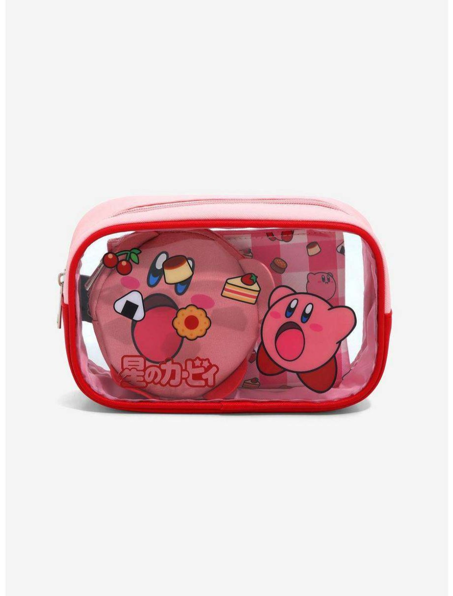 Cosmetic Bags * | Nintendo Kirby Snacks Cosmetic Bag Set Boxlunch Exclusive