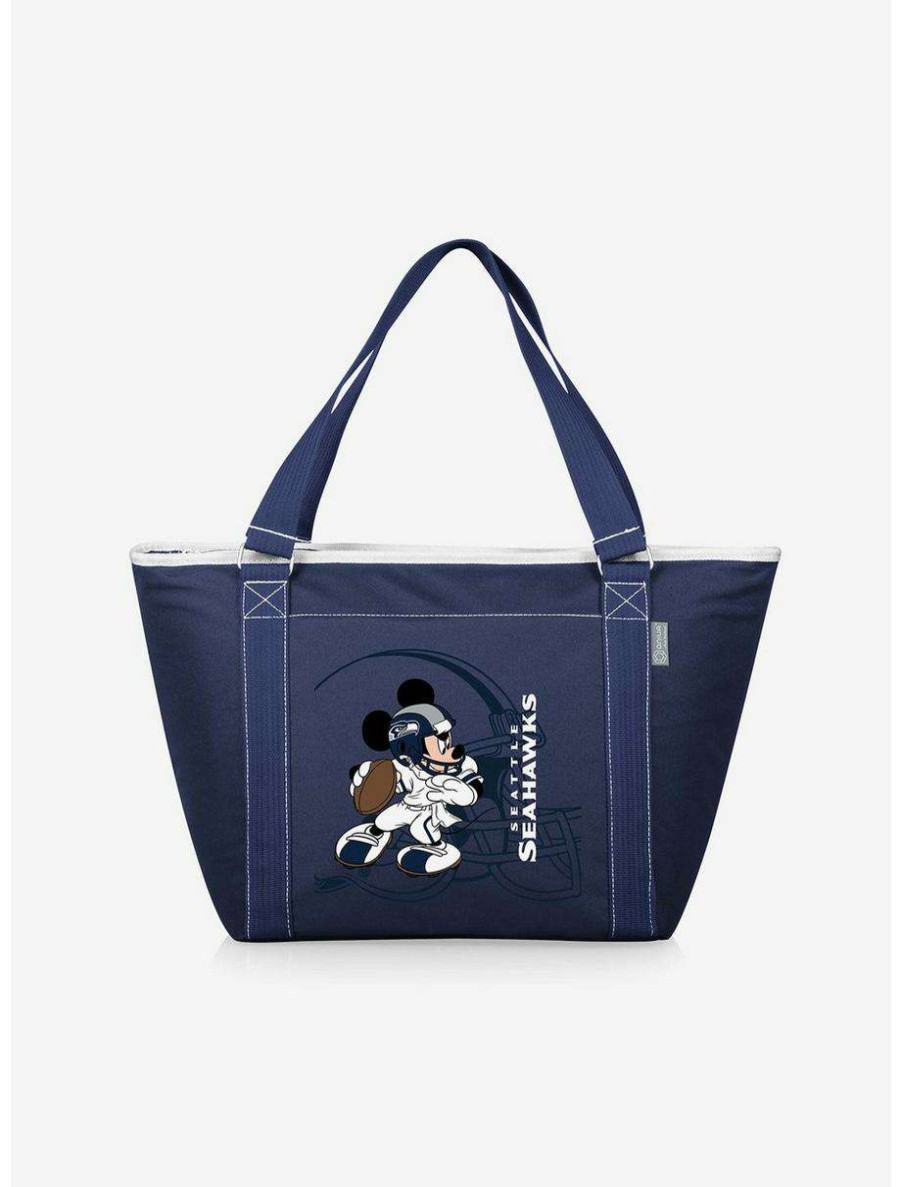 Lunchboxes * | Boxlunch Disney Mickey Mouse Nfl Seattle Seahawks Tote Cooler Bag