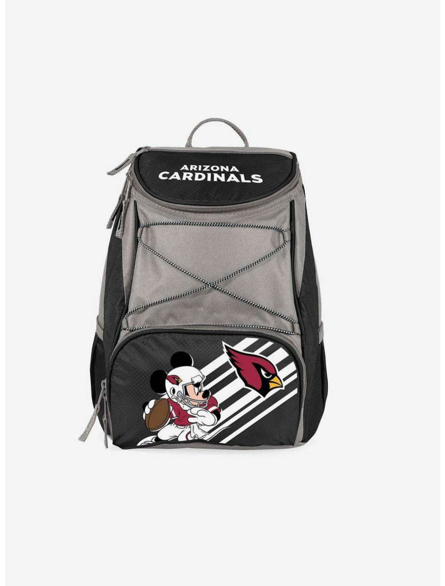 Backpacks * | Boxlunch Disney Mickey Mouse Nfl Arizona Cardinals Cooler Backpack